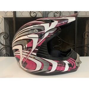 Bilt BLH55 Clutch 2  DOT Helmet Pink/Black Size Medium Motorcycle / Dirt bike